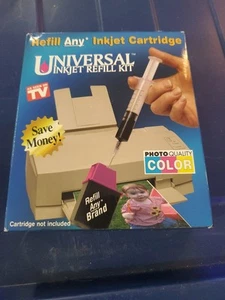 Universal Inkjet Printer Cartridge by ONTEL Color Refill Kit NEW in BOX - Picture 1 of 4