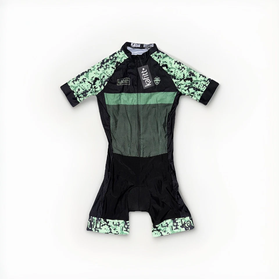 KAFITT Ciclismo Skinsuit Triatlón Pista Bicicleta de Montaña Ciclismo Traje de Una Pieza L Foto 1 de 4