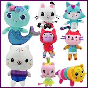 Neueste 8 Stlyes Gabby Puppenhaus Plüschtier Mercat Cartoon Stofftiere Meerjungfrau - Bild 1 von 32