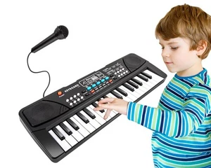 M SANMERSEN Kids Piano Keyboard, Piano for Kids with Microphone Portable Elec... - Picture 1 of 8