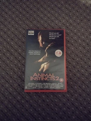 Animal Instincts 2 (1992) Big Box Ex-Rental VHS Tape - Image 1 of 2