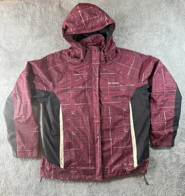 Columbia Jacket Womens 1X Purple Interchange Hoodie Omni Tech - Image 1 of 4