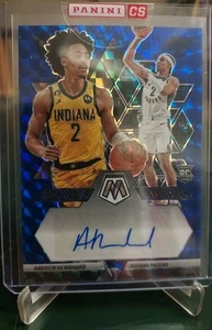 2022 Panini Mosaic Andrew Nembhard Indiana Pacers SP Blue Rookie Auto #32/49 - Picture 1 of 5