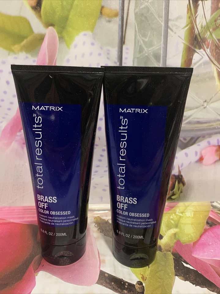2 X Matrix Brass Off Custom Neutralization Mask 6.8 oz Duo Pack Color Obsessed - Image 1 of 1