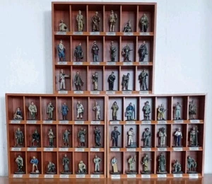 ORIGINAL ZINNSOLDATEN - 2 WK Handbemalt mit Holzbausetzkästen(3 Stück) - Bild 1 von 13