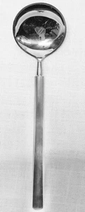 OBELISK by Copenhagen Cucchiaio Zuppa Tondo Crema Posate 6,75 NUOVO MAI USATO Danimarca - Foto 1 di 3
