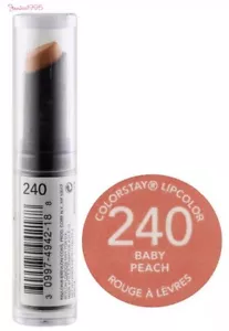 Lápiz labial REVLON ColorStay suave y suave de larga duración #240 BABY PEACH - Imagen 1 de 2