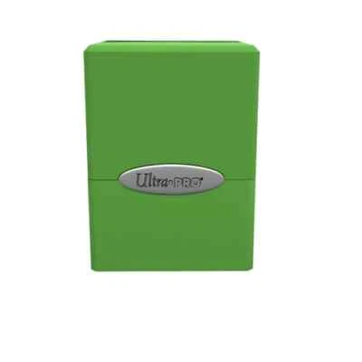 Ultra Pro Gaming Satin Cube Deck Box LIME GREEN Premium Hard Shell Snap Fit - Image 1 of 4
