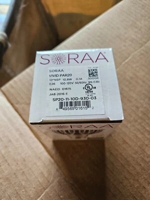 Soraa LED PAR20 Model #SP20-11-10D-930-03 (Leftover Stock) - Image 1 of 4