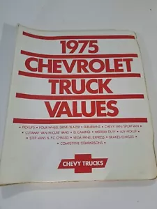 GM 1975 Chevrolet Truck Value Guide Deale Binder (Luv El Camino Vega) - Imagen 1 de 12