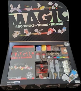 Marvin's Ultimate 400 Magic Tricks & Illusions 8+ Adult with Magical Bag MMB5734 - Picture 1 of 9