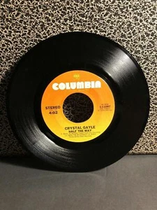 1979 CRYSTAL GAYLE 45RPM 7” Single Columbia Records “Half The Way” (J149) - Picture 1 of 4