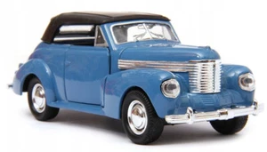 Welly 1938 Opel Kapitan Cabriolet Blue 1:34 1:39 Scales 4.5 Inch Car in Box - Picture 1 of 8