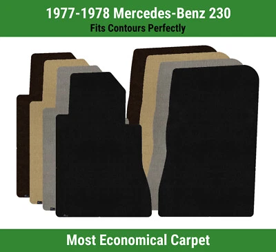 Alfombrillas de primera fila Lloyd Velourtex para Mercedes-Benz 230 1977-1978  Foto 1 de 4