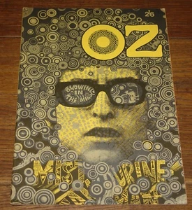 OZ MAGAZINE NUMBER #7 OCT 1967 MARTIN SHARP BOB DYLAN BLOWIN IN THE MIND COVER - Picture 1 of 12