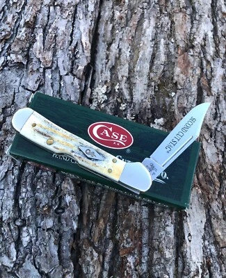 CASE XX ** 2008 2nd CUT STAG MINI COPPERLOCK KNIFE KNIVES - Image 1 of 4
