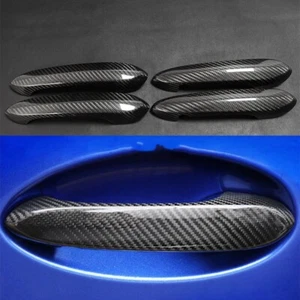 For BMW G20 G30 G32 X3 X4 X5 X7 M5 F90 M8 Dry Carbon Car Door Handle Cover Trim - Picture 1 of 7