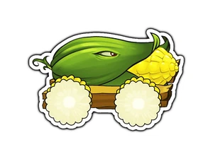 #1422 Cob Cannon Plant Zombie Sticker Waterproof Vinyl Decal Die-Cut Laptop Car - Picture 1 of 1