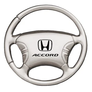Honda Accord Steering Wheel Key Chain (Chrome) - Picture 1 of 3