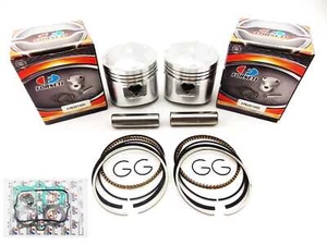 HONDA CB250N 80-82 1.00mm O/S FORSETI TOP END KIT 63mm PISTON RINGS GASKET - Bild 1 von 4