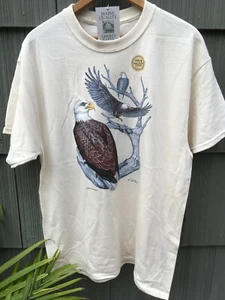Liberty Graphics Bald Eagle T-Shirt M L XL 2XL Maine Birds Nature Raptor - Picture 1 of 4