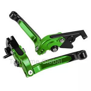Palancas de freno plegables para Kawasaki ZX10R 2006-2015 Z1000 2007-2016 EE. UU. 08 2013 - Imagen 1 de 4