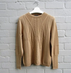 Pure New Wool Cable Jumper Women's size L - Bild 1 von 4