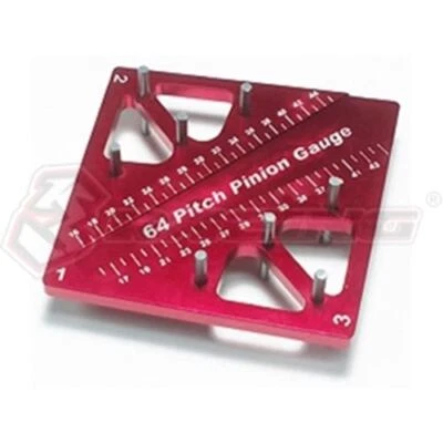 3RACING ST-007 ALUMINIUM Pinion & Camber Gauge 1/10 1/12 RC ONROAD TOURING CAR - Image 1 of 4