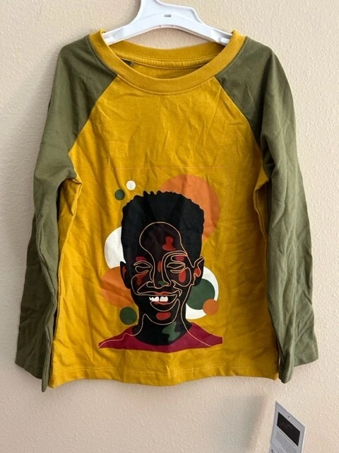 Hermosa Camisa Niño Manga Larga Mes de la Historia Negra Jóvenes Niños Talla XS 4/5 B98 Foto 1 de 1