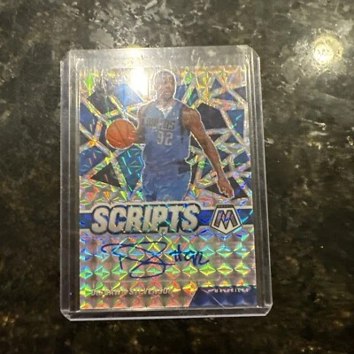 Panini Mosaic Scripts DeShawn Stevenson Silver Mosaic Prizm 2020-21 automático #SC-DST Foto 1 de 2