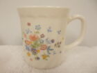 Vintage Arcopal France White Floral Flowers Coffee Tea Cup Mug