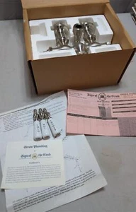 New Strom Sign of the Crab Matte Nickel Clawfoot Tub Diverter Faucet Hi Quality - Picture 1 of 14