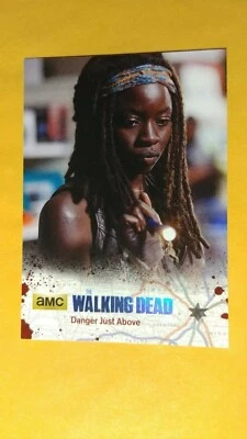 PWE . 2016 cryptozoic walking dead season 4 silver foil parallel /99 #08 09 - Image 1 of 2