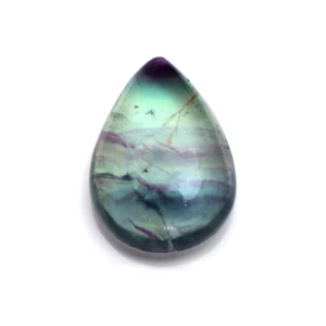 41 CT NATURAL FLUORITE PEAR POLISHED LOOSE GEMSTONE CABOCHON,JEWELRY,CRYSTAL. - Picture 1 of 6