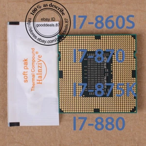Intel Core i7 I7-860S I7-870 I7-875K I7-880 processore socket 1156 - Foto 1 di 5