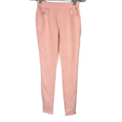 Quacker Factory DreamJeannes Tall Pull-On Leggings with Pockets Pink XXST Size  - Image 1 of 2