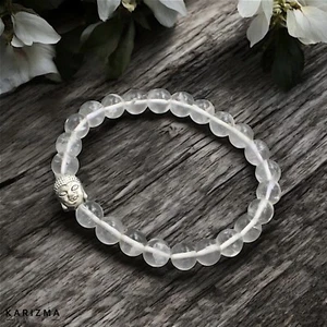 Cristallo Guarigione Cristallo Naturale Quarzo Unisex Bracciale - Foto 1 di 5