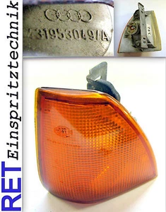 Intermitente intermitente izquierdo HELLA 431953049A Audi 100 tipo 43 pieza original - Imagen 1 de 3