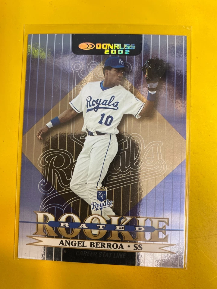 RS2016 2002 Donruss Stat Line Career #176 Angel Berroa RATED ROOKIE #261/268 - Image 1 of 1