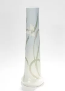 Antike frühe Jugendstil Royal Copenhagen Porzellan Narzissen Vase - Bild 1 von 9