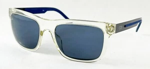 Christian Dior HOMME BLACKTIE181S B0X72 54-19-145 Clear w/blue Sunglasses - Picture 1 of 6