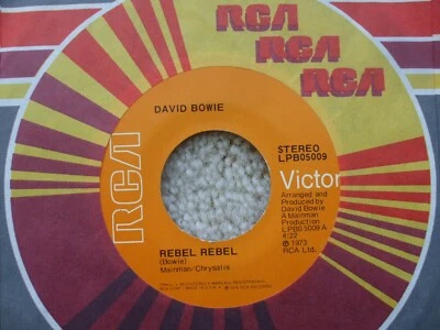 David Bowie - Rebel Rebel / Queen Bitch - RCA LPB 05009 - Ex- USA 45 - Image 1 of 2
