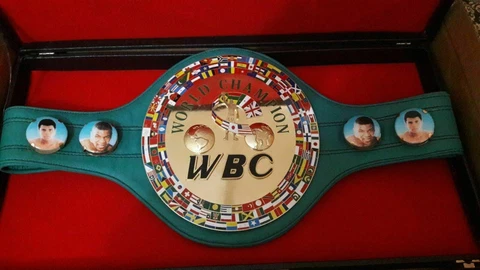WBC Boxing Championship Leather Belt Adult size without case Cover