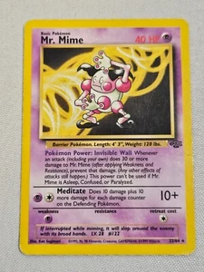 Pokemon - Mr. Mime VTG 1999 Jungle 22/64 WotC Rare - Picture 1 of 6