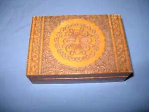 wooden playing card keeper, holds one deck of cards - Picture 1 of 12