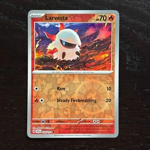 Larvesta 024/191 Pokemon Surging Sparks Scarlet & Violet Reverse Holo Common NM - Picture 1 of 2