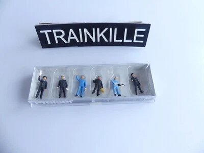 PREISER HO 1: 87 / 10086 PERSONNAGES CHEMINOTS FRANCAIS - Imagen 1 de 2