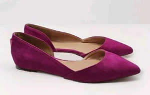 Journee Collection Faux Suede D'orsay Ballet Flats Sz 9 Soft Girl 162 - Picture 1 of 9