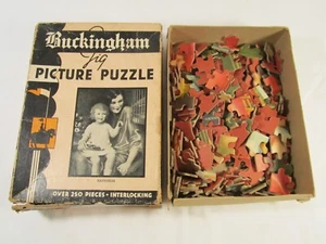Rompecabezas de imágenes vintage Buckingham JIG 250 piezas 10"x14" FELICIDAD [Y62A4] - Imagen 1 de 3