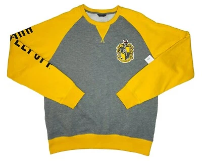 *NUEVO* Suéter Gris Unisex Universal Studios Wizarding World Hufflepuff; 2XL Foto 1 de 4